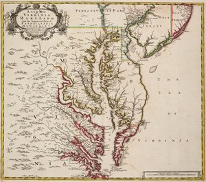 Carte de la Virginie - John Senex