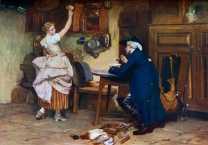 Flirtation, 1885, 1912 - John Seymour Lucas