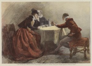 Le cœur de Denise (chromolithographie) - John Seymour Lucas