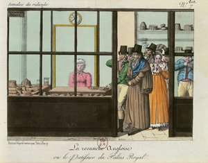 La vengeance anglaise ou, La pâtisserie au Palais Royal, c.1815 - John Sharp