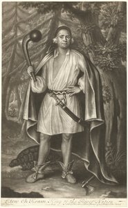 Etow Oh Koam, roi de la nation de la rivière - John Simon after John Verelst