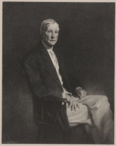 Portrait de John D. Rockefeller, gravure par Timothy Cole - John Singer (after) Sargent