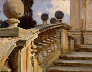 Une balustrade, vers 1880-1920 - John Singer Sargent