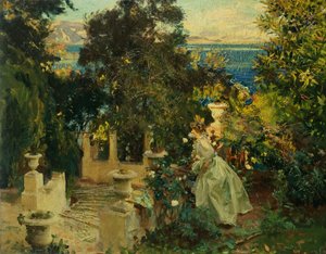 Un jardin à Corfou, 1909 - John Singer Sargent