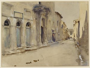 Une rue en Espagne - John Singer Sargent