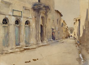 Une rue en Espagne - John Singer Sargent