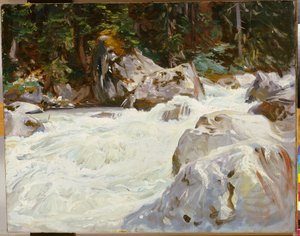 Un Torrent en Norvège - John Singer Sargent