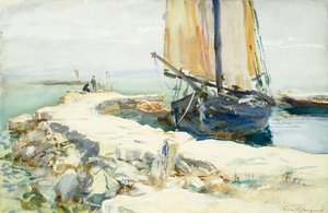 Au-dessus du lac de Garde - John Singer Sargent