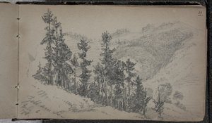 Paysage alpin, Zell am See, Autriche - John Singer Sargent
