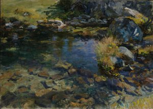 Bassin alpin, 1907 - John Singer Sargent