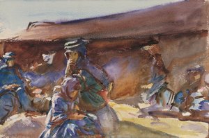 Tente noire - John Singer Sargent