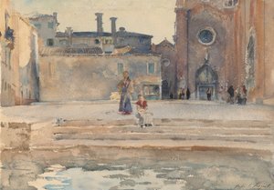 Campo dei Frari, Venise, vers 1880 - John Singer Sargent