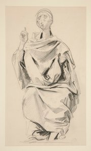 Figure drapée - John Singer Sargent