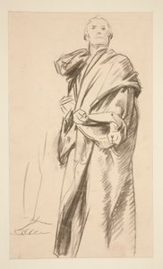 Figure drapée debout - John Singer Sargent