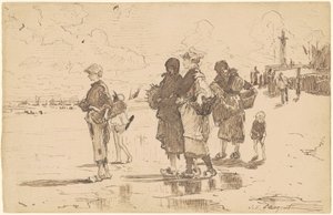 En route pour la pêche - John Singer Sargent