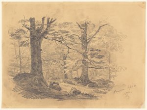 Forêt, Ramsau, Allemagne - John Singer Sargent