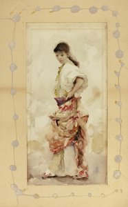 Fille en costume espagnol, avant 1880 - John Singer Sargent