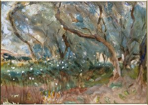 Paysage, Corfou, 1909 - John Singer Sargent