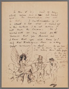 Lettre à Kathlene MacDonell - John Singer Sargent