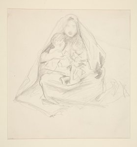 Madone et enfant - John Singer Sargent
