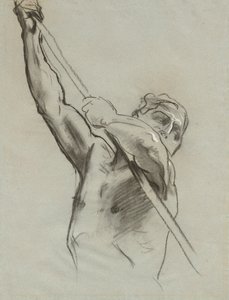 Torso masculin avec poteau, 1890-1900 - John Singer Sargent