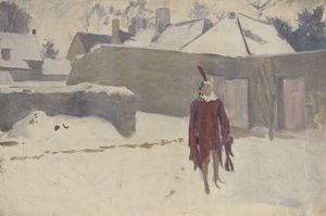 Mannequin dans la neige, vers 1893-5 - John Singer Sargent