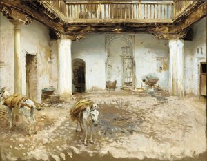 Cour mauresque, 1913