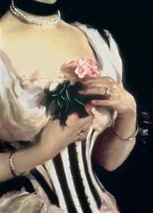 Mme Wilton Phipps, vers 1884 (détail) - John Singer Sargent