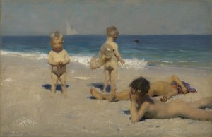 Enfants Napolitains se Baignant, 1879