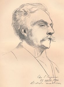 Portrait-croquis de M. Gabriel Fauré, vers 1889 - John Singer Sargent
