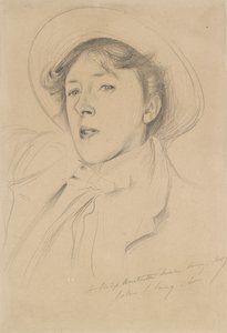 Portrait de Vernon Lee, 1889 - John Singer Sargent