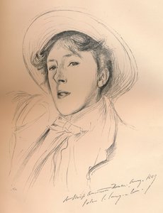 Esquisse de portrait de Mlle Violet Paget Vernon Lee, vers 1881 - John Singer Sargent