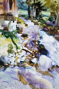 Ruisseau rapide, c.1904-11 - John Singer Sargent