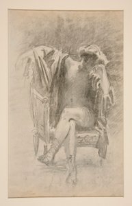 Figure assise - John Singer Sargent