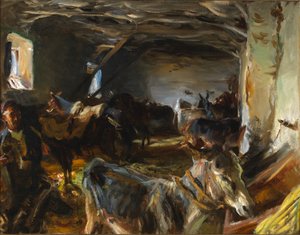 Stable à Cuenca - John Singer Sargent