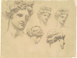 Études pour Apollon et les Muses - John Singer Sargent