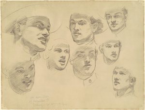 Études pour entrer en guerre - John Singer Sargent