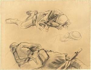 Études pour Gassed, 1918-1919