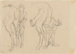Études pour Scots Grey - John Singer Sargent