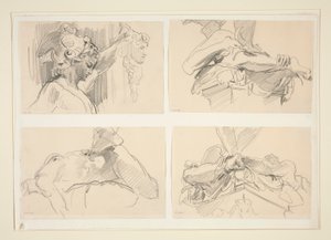 Études de Cellini - John Singer Sargent