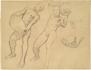 Études de Notus pour Les Vents, 1922-1925 - John Singer Sargent