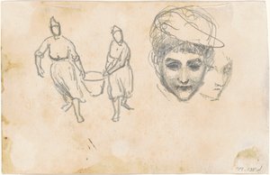 Études de paysans [verso] - John Singer Sargent