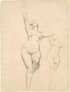 Études de la Victoire pour "La Mort et la Victoire" - John Singer Sargent