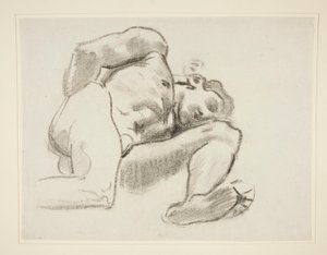 Étude pour Prométhée, rondel, Rotonde, Musée des Beaux-Arts de Boston - John Singer Sargent