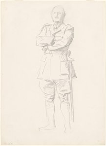 Étude du général Louis Botha pour "Officiers généraux de la Première Guerre mondiale" - John Singer Sargent