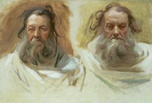 Étude de deux têtes : Les Prophètes, c.1892