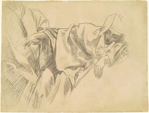 Étude de la crucifixion pour "Les quinze mystères du rosaire" - John Singer Sargent