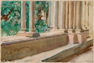 Terrasse et jardin de Tarragone - John Singer Sargent