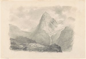 Les Alpes [recto] - John Singer Sargent