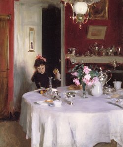 La Table du petit-déjeuner, 1884 - John Singer Sargent